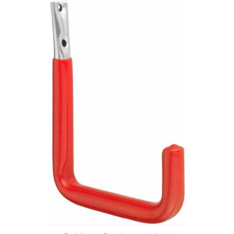 MASIDEF - GANCIO A PARETE ZINCATO RIVESTITO 140X114X53MM (1/2)
