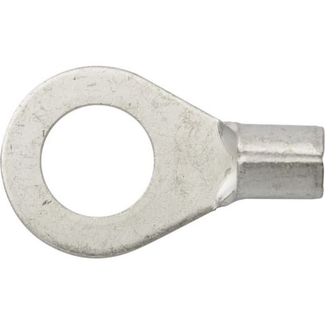 Unisolierter Ringkabelschuh 10mm2/M10 verzinnt KB10F10 (100 Stück)