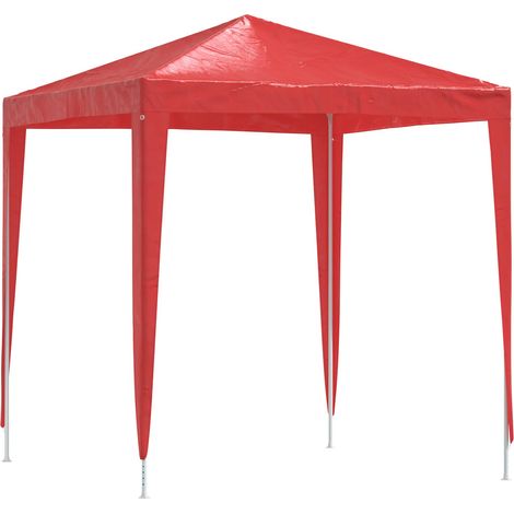 vidaXL Party Tent 200 x 200 x 240 cm Red PE and Steel