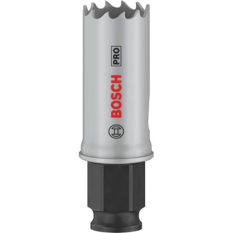 Bosch 1x Sierra de corona PRO Multi Material Power Change Plus (para Madera blanda, Cartón-yeso, Ø 22 mm, Professional Accesorios Taladro)