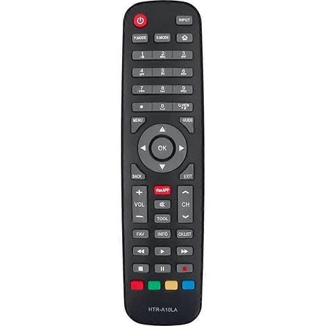 HTR-A10LA Remote Control Replace for Haier TV LE32K6000D LE32K6500DA LE40K6050DP LE40K6000D LE43K600 Black (1/4)