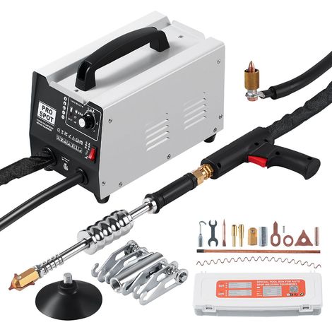 Kit Soudeuse par Points pour Réparation de Bosses, 1,8 kW, Modes Auto/Manuel, 7 Fonctions, pour Carrosserie Auto et Camion (1/5)