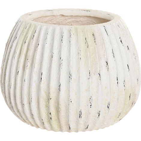 Jarron Magnesia 36X36X26 Blanco (1/3)