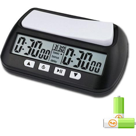 Reloj de ajedrez profesional portátil multifuncional 3 en 1, temporizador de juego digital. (1/5)