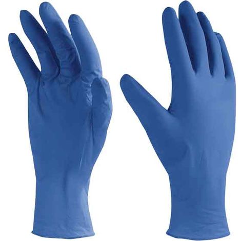 GUANTO MONOUSO IN NITRILE 'ONE SHOT BLUE' UPOWER Tg. M - Confezione 100 pezzi