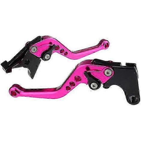 Leviers de frein et d'embrayage pour moto CBR900RR (1993-1999) - Accessoires 3D - Levier de frein (court, rose) (1/5)