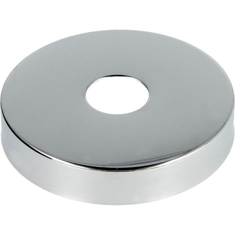 Rosace design p. robinet, laiton chromé 80 mm x 1/2 x 15 mm