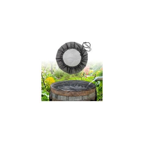Filets de citerne de Pluie réglables de avec Cordon de Serrage Protection Contre Les Feuilles, Les Insectes, Les Insectes (110CM) (1/5)