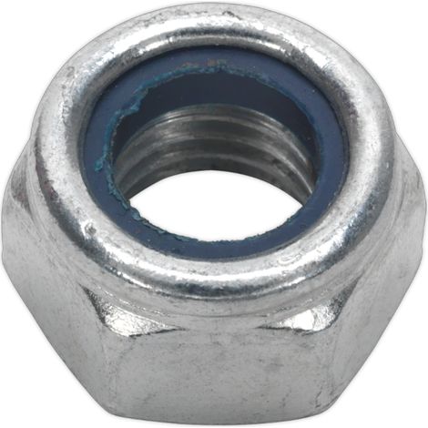 Sealey Zinc Plated Nylon Locknut M14, DIN 982 - Pack of 25 NLN14