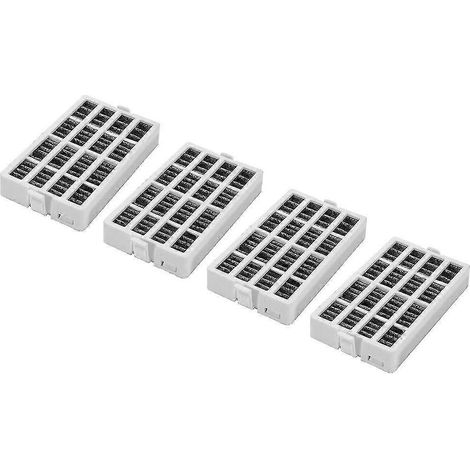 4pcs Filtres Réfrigérateur Flow Remplacement Accessoires pour W10311524 Air1 (1/5)