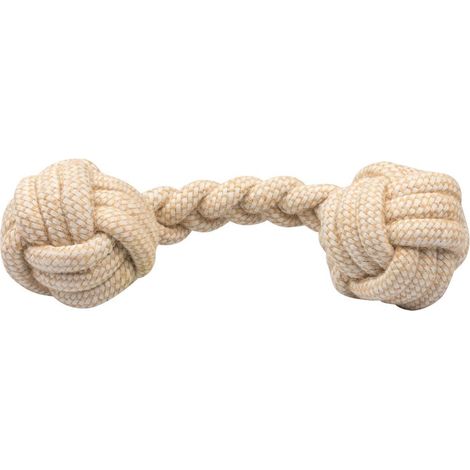 Gioco per cani in corda a forma di osso modello Dumbbell 40 cm