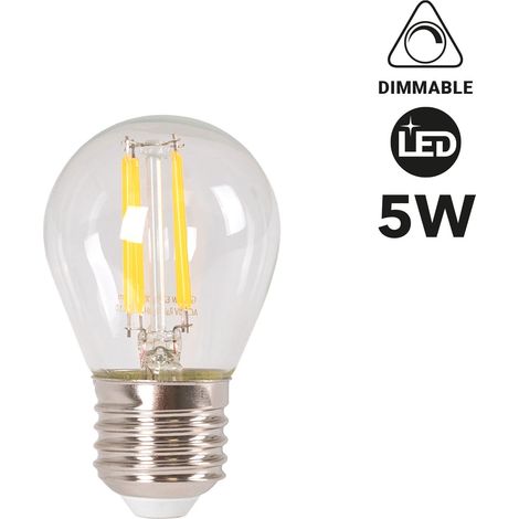 LED-Filamentlampe E27 G45 - 5W - Dimmbar