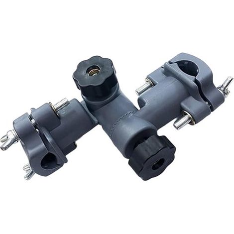 Soporte para sombrilla de silla，soporte para sombrilla de golf，conector de soporte para poste，soporte giratorio de 360 grados para silla en patio (1/5)