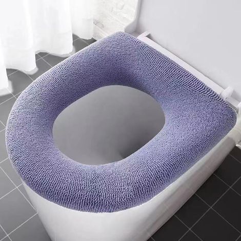 Coussin Pour Abattant De Toilette - En Fibre Acrylique Épais - Lavable En Machine - Adapté Aux Abattants Standard - 44 x 36 cm - 1 Pièce (1/3)
