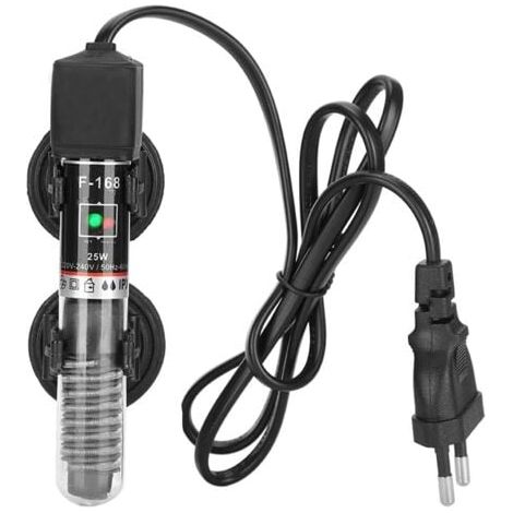 Aquarium 25W Fish Tanks Heating Rod Anti‑Explosion Constant Temperature EU Plug 220V‑240V Heater, Tank Heater Mini 26 ℃ for Saltwater chauffage aquarium 20l+chauffage aquarium 20l chauffa (1/5)