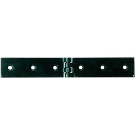 12 x CERNIERA A LIBRETTO ACCIAIO P/CASSE 140 X 30 MM