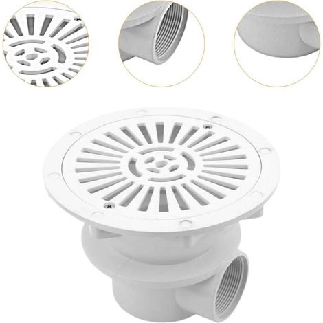 Replacement of the main pool drain cover. Professional repair. Easy-to-install pool bottom drain. (1/4)
