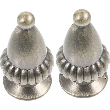 Boutons Décoratifs M10 Pour Lampe Intérieur Métal Bronze Antique, Accessoires Pour Abat-jour, Embouts Pour Lampadaire Et Lampe De Table, Lot De 2 Pièces, Décoration D’éclairage Intérieure (1/5)