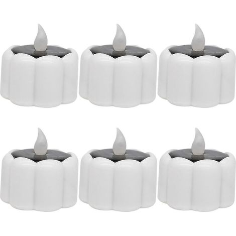 6 pièces lanterne Halloween décoration extérieure lumière bougie led (1/2)