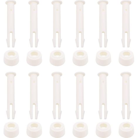 Lot de 12 goupilles de joint de piscine en plastique pour cadre de piscine Intex de 3 à 3,7 m (1/5)