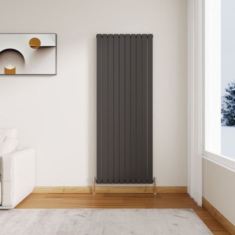 Stech Homes Flat Panel Radiator Designer Central Heating Vertical 1800 x 680mm Single Anthracite Rad