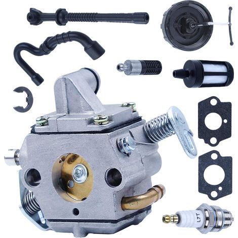 Carburateur Adefol C1Q-S57B pour tronçonneuse Stihl MS180 017 018 MS170 Remplace 11301200603 11303500500 moteur Rancher kit bouchons à carburant et conduit d'huile pièces pour coupe-bordure (1/5)