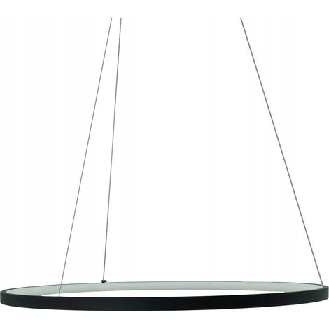Schwarze LED-Ring-Pendelleuchte 36W Peoria IdeaLed (1/5)