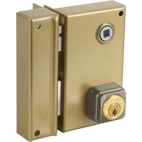 Serrure monopoint en applique ALPHA cylindre rond vertical fouillot gauche - BRICARD - 452111
