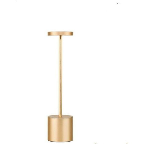 Lampe de table sans fil rechargeable, Lampe exterieur LED sans fil portable, Lampe Chevet Intensité Variable à 3 Niveaux de Luminosité pour Buffet/Restaurant/Chambre à Coucher 1800mah