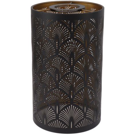 QORVA-Abat-jour moderne en métal cylindrique ajouré E27 E26, abat-jour pour chambre à coucher et salon