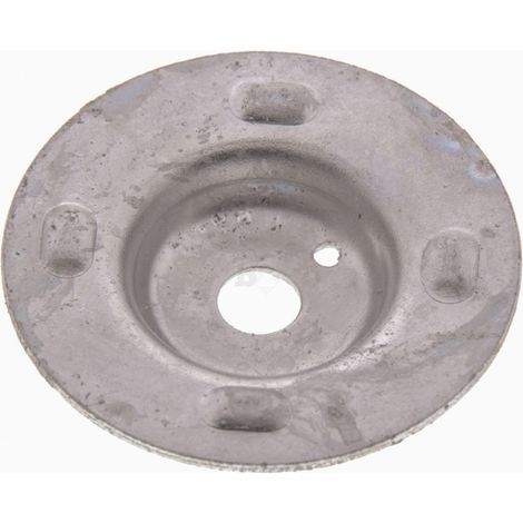 Klemmenoberteil für Gitterrostklemme Teller m. Wasserablauf f. Masche 30/30