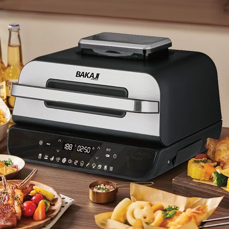 Fornetto Friggitrice ad Aria 6 Lt con Grill Bistecchiera 6 tipi di Cottura 1800W (1/5)