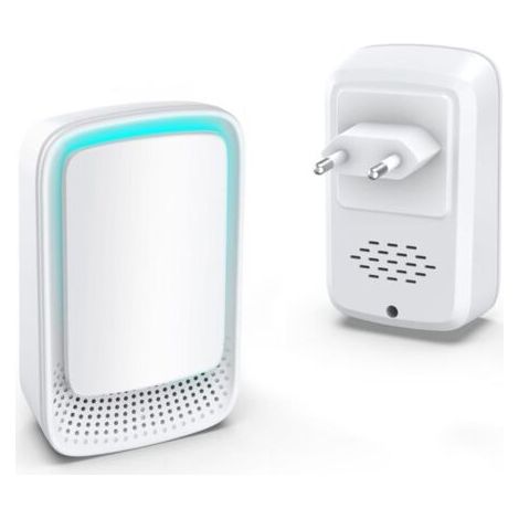 BUNTHAUS (2Pcs)Purificateur d'Air,  Mini Générateur d'ion Négatif Plug-in Negative Ion Purifier Purificateur Ioniseur d'Air pour Chambre/Maison/Salon/Chambre d’Animaux, Purifier les Odeurs