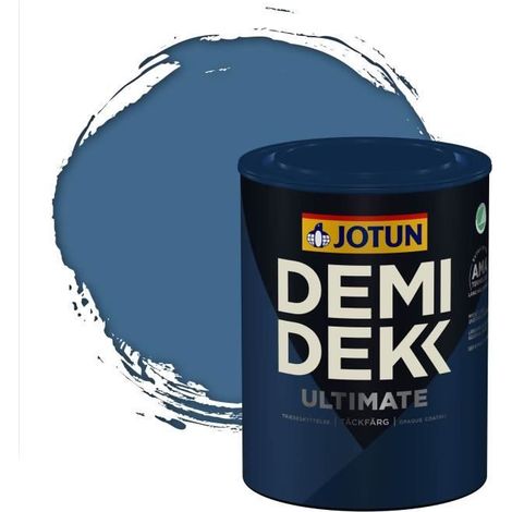 Peinture Bois - DEMI DEKK ULTIMATE - Lasure Opaque Satinée - RAL 5023 - 0,75L (1/2)