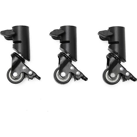 Roulettes universelles coulissantes de 35 mm, roulettes universelles, roulettes pivotantes portables, compatibles avec les pieds d'enceintes universels (1/5)