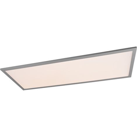 Lámpara de techo led rectangular Función de luz nocturna Gama de aluminio Trio Lighting (1/5)