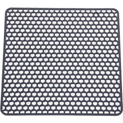 Tapis d'évier pliable en silicone antidérapant 34,5 x 34,5 cm (1/5)