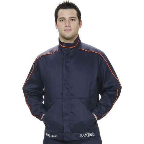 veste de soudeur Coton, polyester Penta Arc Flash, Bleu marine, M ( Prix pour 1 )
