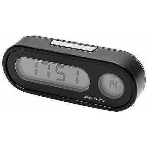 Autouhr mit Digitalthermometer – Digitale Fahrzeuguhr, LCD-Anzeige, präzise und kompakt (1/5)