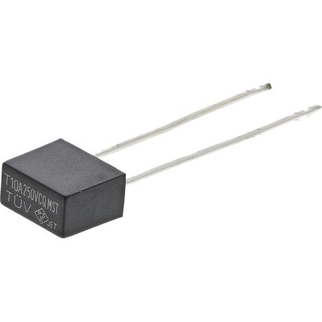 Fusible non réarmable filaire RS PRO, Sortie Radiale, 10A, type T 250V