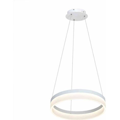 Suspension LED Milagro Ring ML405 24W Ø40 blanc 4000K (1/5)