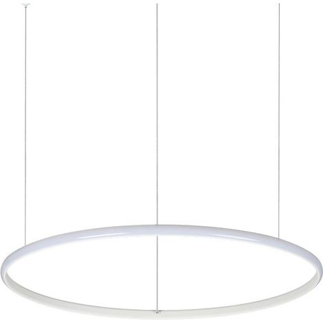 LED dekorative runde integrierte Pendelleuchte weiß, 3000K (1/2)