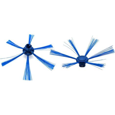 Lot de 2 brosses latérales robot balayeuse à 6 bras pour aspirateur Philips FC8007 FC8792 FC8794FC8796 (1/5)