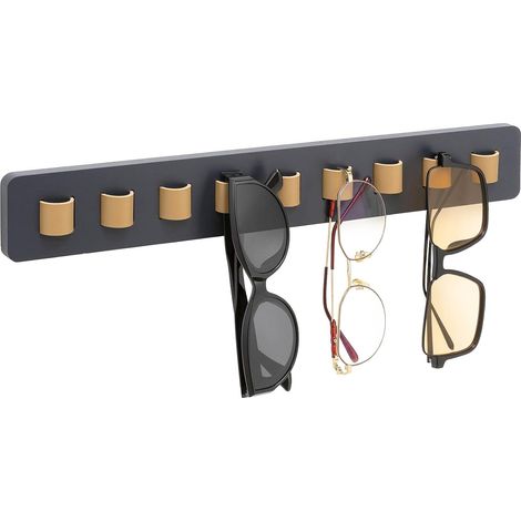 Porte-lunettes de soleil - Compatible avec un rangement mural - Fixation murale - Compatible avec un rangement mural en bambou - Porte-lunettes de soleil (1/5)