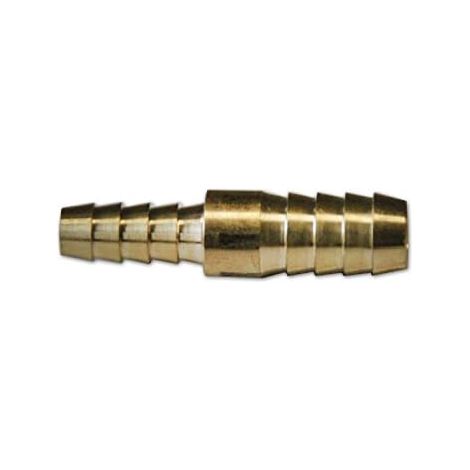 Laiton Barbillon Tuyau Réduire Colleuse Réparateur 6mm ID Tuyau x 10mm ID Tuyau Raccord Eau Pétrole Navire (paquet de 5)