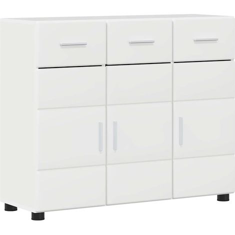 Maison Exclusive - Aparador con estante FLORIN brillante 88,5 x 3 (1/5)