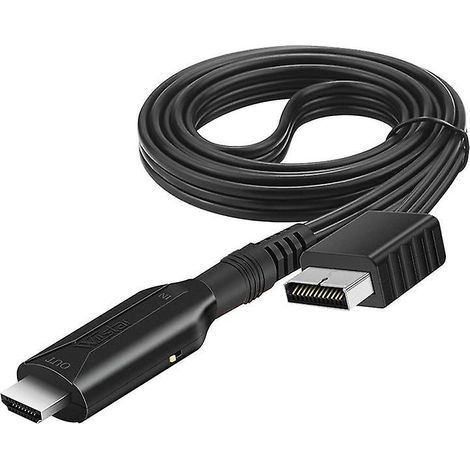 HDMI-compatible adapter cable for PlayStation 2 (PS2) - HD Audio/Video RCA AV (1/5)