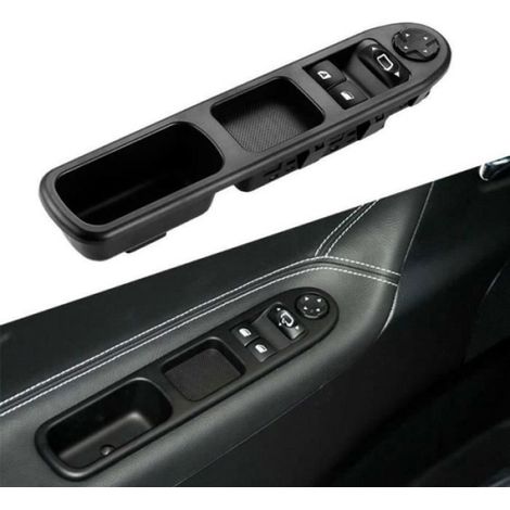 Leve Vitre Retroviseur - Gauche - Pour Peugeot 207 Et Citroen C3 - Bouton De Commande - 1 Unite (1/4)