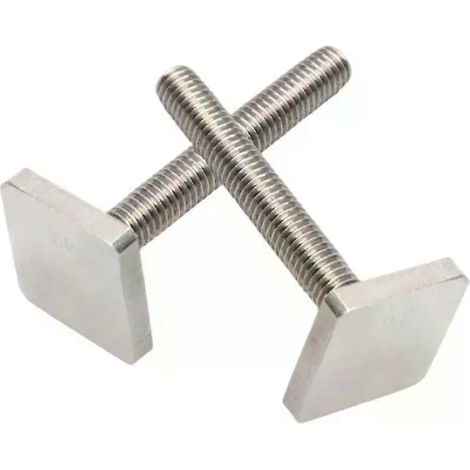 Lot de 3 boulons en T 20 x 20 mm M6 x 35 mm compatibles avec le porte-vélos de toit Thule Free Ride 532 sur rails en T - JXLGV (1/5)