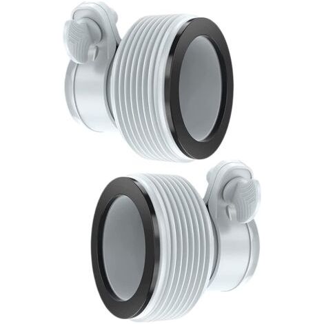 FENOPLASTICAIntex Kit adaptateur de conversion de tuyau B pour tuyau Intex B Pool 3,2 cm à 3,8 cm Pièces de conversion de rechange (1/5)